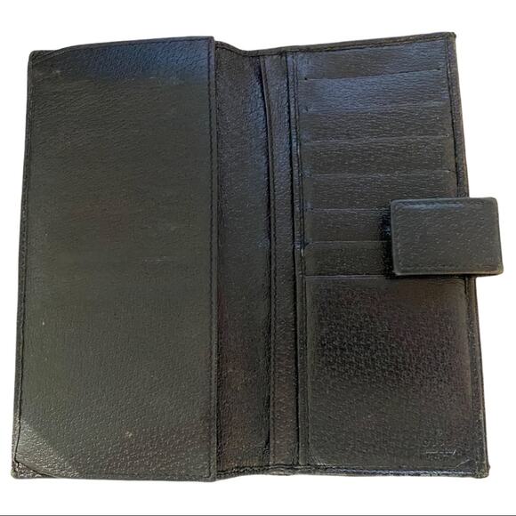 Gucci Authentic Signature GG Black Folding GG Wallet - Picture 4 of 9